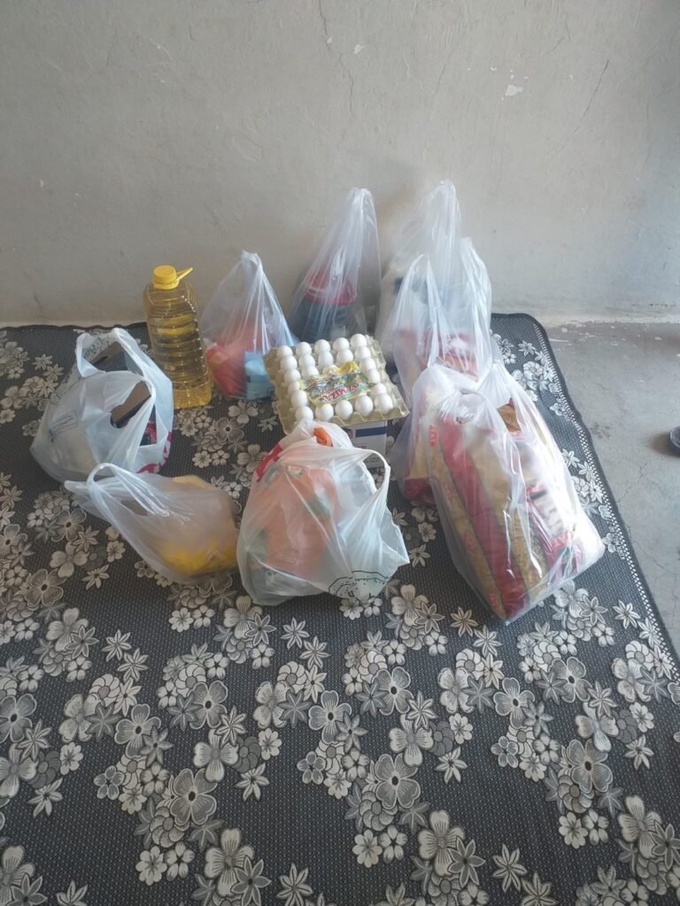 İhtiyaç sahibi ailelere gıda kolisi